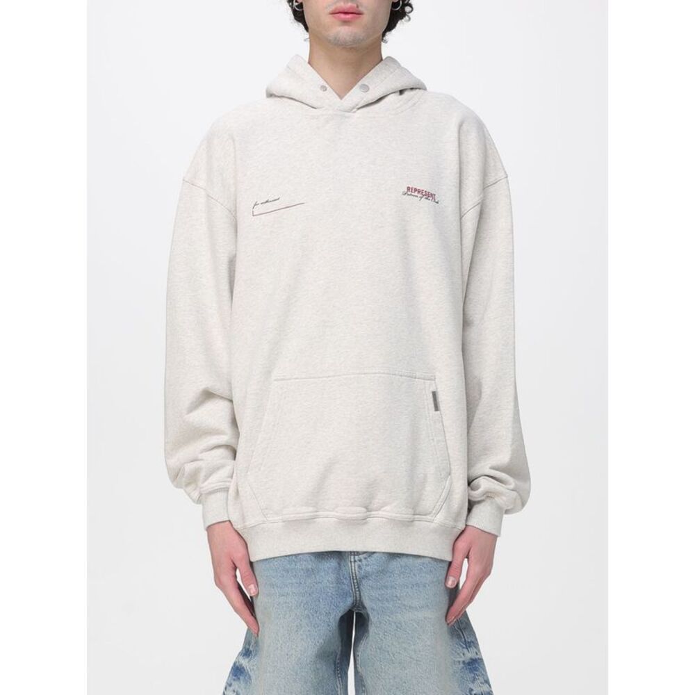 Represent Men Cotton Logo Hoodie Represent